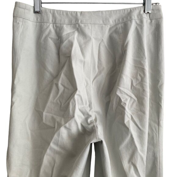 Piazza Sempione Pants Womens 30x29 Beige Light Green Ankle Slit - Picture 7 of 10